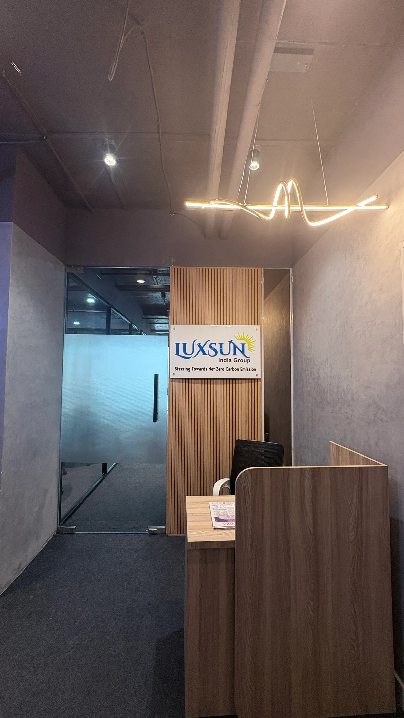 Luxsun Energy office in Satna