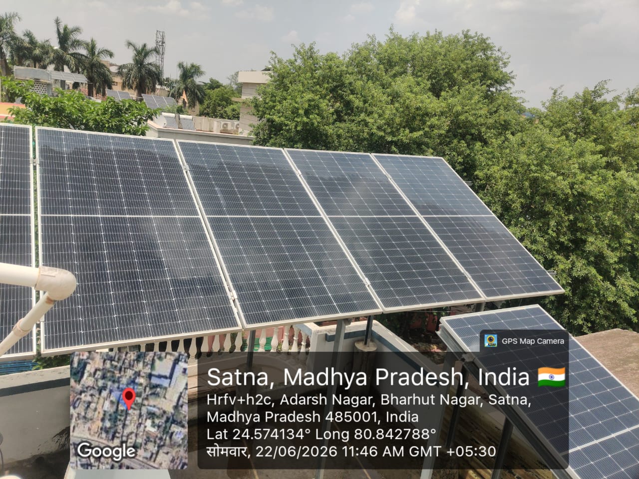 C K Infrastructure solar plant