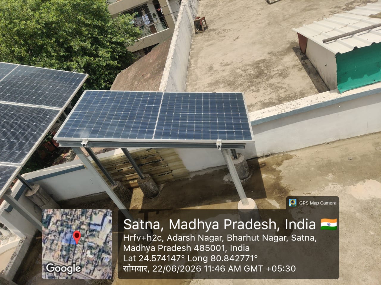 Sarita Sachdeva solar plant