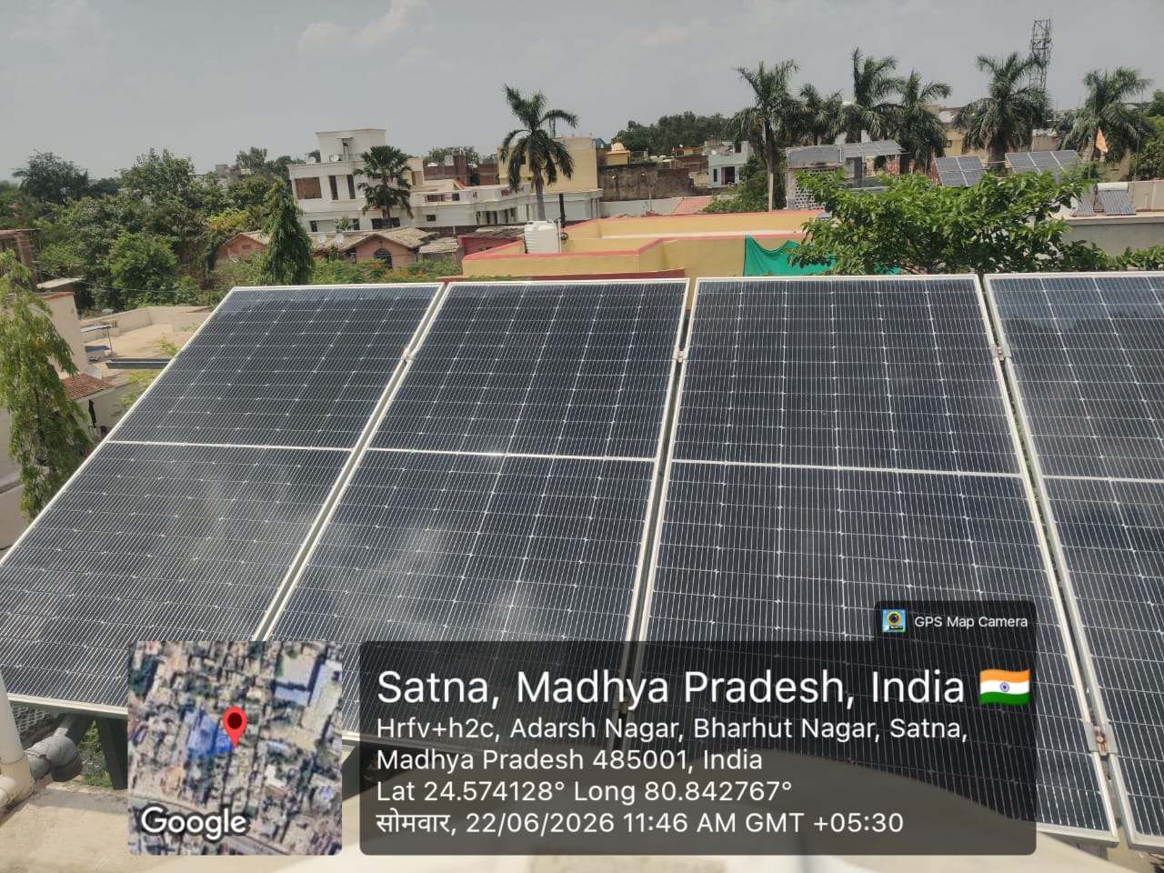 Indian Bank Satna solar plant