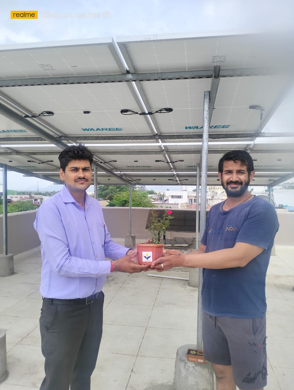 Solar installation in Satna