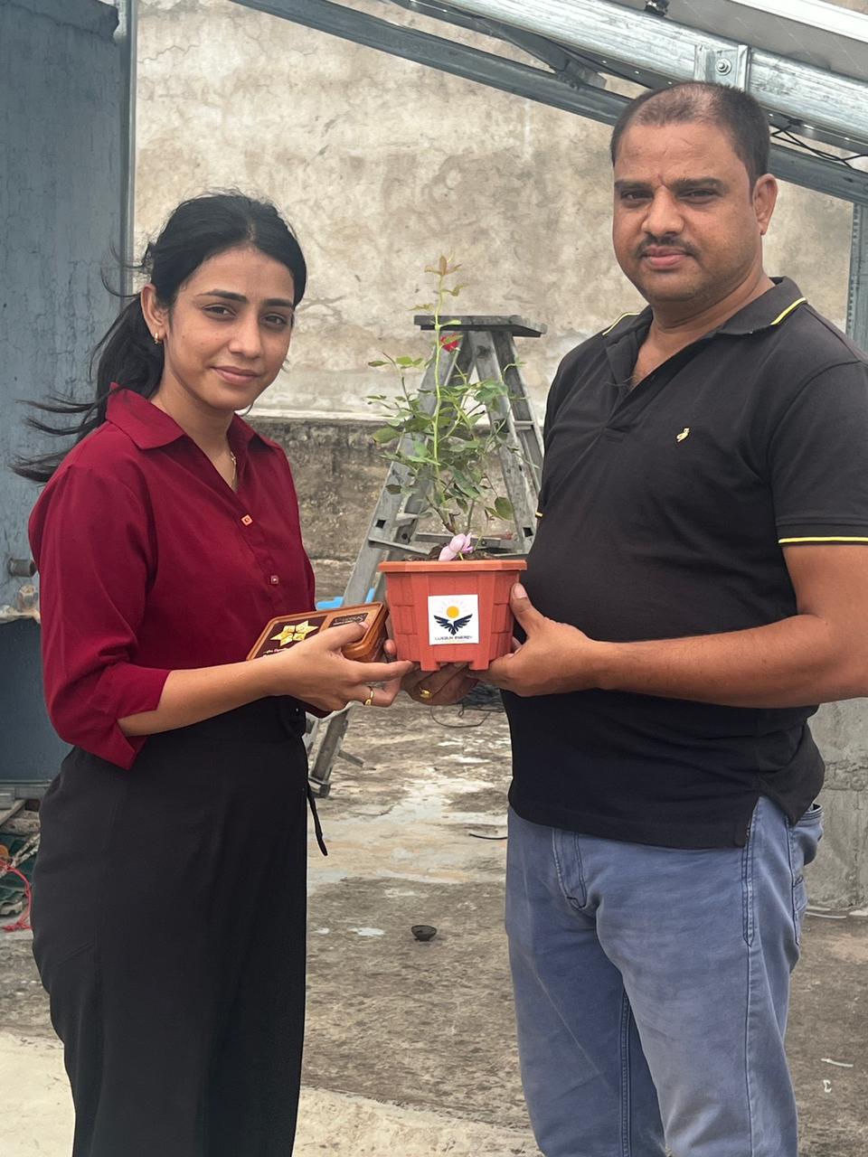 Solar installation in Satna